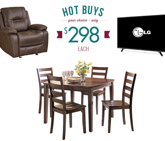Hot Buys for only $298!