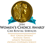 2014 Women's Choice Award - Car Rental Services